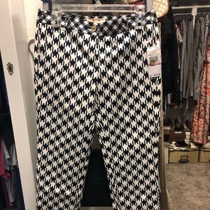 NWT Michael Kors white and blue trousers